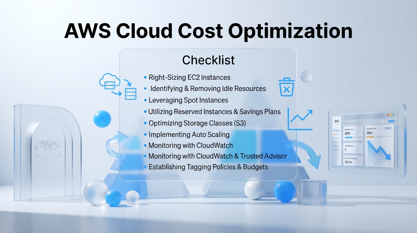AWS Cloud Cost Optimization Audit Checklist